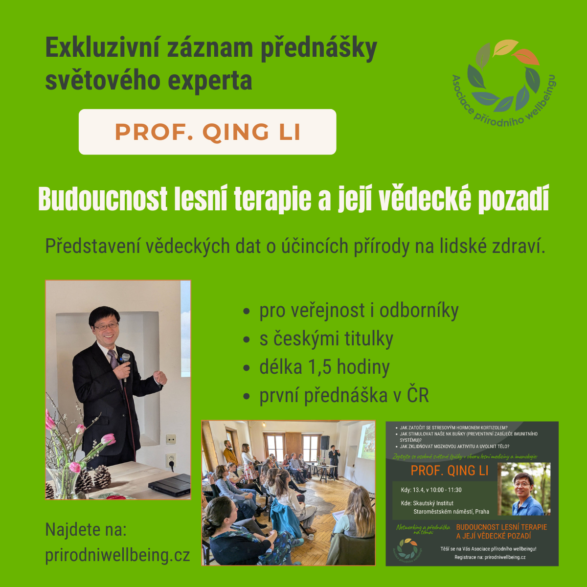 PROF. QING LI - záznam přednášky (Příspěvek na LinkedIn)